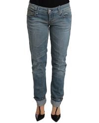Acht - Washed Cotton Folded Hem Trouser - Lyst
