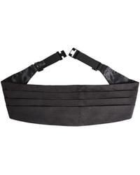 Dolce & Gabbana - Pleated Silk Cummerbund - Lyst