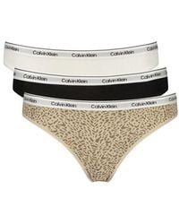 Calvin Klein - Black Cotton 's Bikini - Lyst