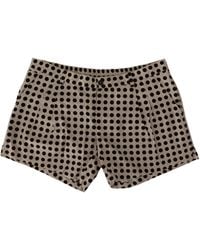 Dolce & Gabbana - Elegant Polka Dot Cotton Shorts - Lyst