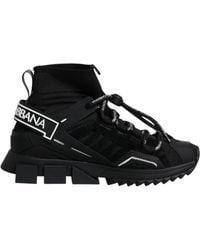 Dolce & Gabbana - Sorrento Socks Logo Sneakers Shoes - Lyst