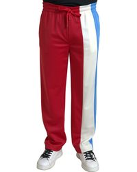Dolce & Gabbana - Peony Joggers Cotton Pants - Lyst
