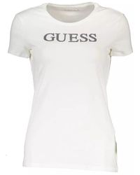 Guess - Cotton Tops & T-shirt - Lyst