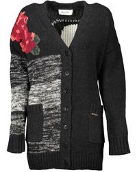 Blugirl Blumarine - Nero Acrylic Cardigan - Lyst