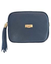 Baldinini - Blue Leather Crossbody Bag - Lyst