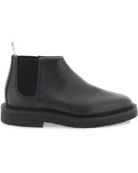 Thom Browne - Mid Top Chelsea Ankle Boots - Lyst