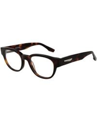 Trussardi - Brown Acetate Glasses (frames) - Lyst