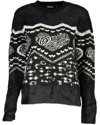 Desigual - Chic Turtleneck Sweater With Contrast Detail - Lyst
