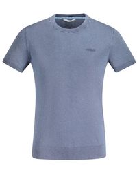 Guess - Blue Cotton Men Sweater - Lyst
