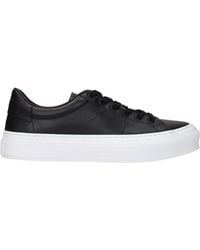 Givenchy - Leather Low Top Sneakers - Lyst