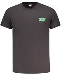 Tommy Hilfiger - Black Cotton Men's T - Lyst