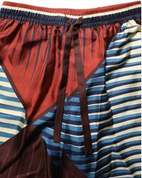 Dolce & Gabbana - Geometric Silk Bermuda Shorts - Lyst