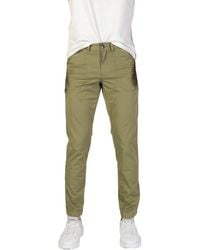Refrigiwear - Green Cotton Jeans & Pant - Lyst
