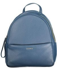 Coccinelle - Blue Leather S Backpack - Lyst