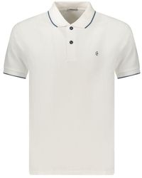 COVERI MOVING - Bianco Cotton Men Polo - Lyst