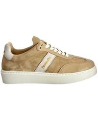 Pantofola D Oro - Beige Suede Men Sneaker - Lyst