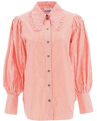 Ganni Shirts for Women - Up to 75% off | Lyst