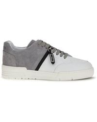 Moschino - Calf Leather Bos Taurus Low Top Sneakers - Lyst