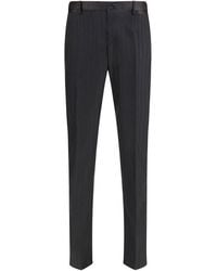 Dolce & Gabbana - Black Wool Oves Aries Dress Pants - Lyst