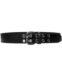 Tom Ford - Black Leather Regular Belt - Lyst