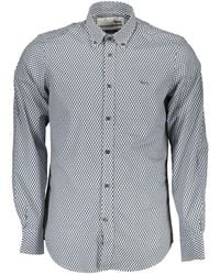 Harmont & Blaine - Blue Cotton Pattern Shirt - Lyst
