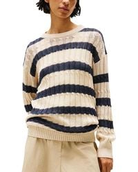 Tommy Hilfiger - Beige Linen Sweatshirt - Lyst