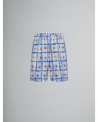 Marni - Blue Fibres Shorts - Lyst