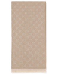 Gucci - Gg Supreme Embroidered Wool Scarf - Lyst