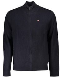 Napapijri - Elegant Long Sleeve Zip Cardigan - Lyst