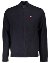 Napapijri - Elegant Long Sleeve Zip Cardigan - Lyst