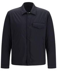 Herno - Black Nylon Shell Jacket - Lyst