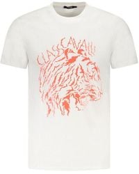 Roberto Cavalli - Cotton T-Shirt - Lyst
