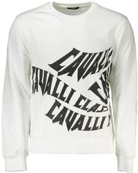 Roberto Cavalli - White Cotton Men Sweater - Lyst