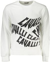 Roberto Cavalli - White Cotton Men Sweater - Lyst