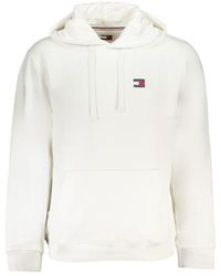 Tommy Hilfiger - White Cotton Men's Sweatshirt Hoodie - Lyst