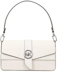 Michael Kors - White Leather Handbag - Lyst