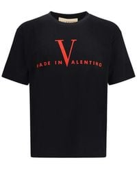 Valentino - Black Cotton T - Lyst