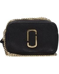 Marc Jacobs - Black Leather Crossbody Bag - Lyst