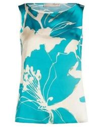 Rinascimento - Turquoise Polyester Blouse - Lyst