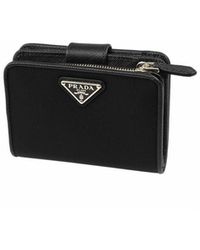 Prada - Nylon And Leather French Wallet - Lyst