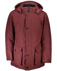 BOSS - Pink Polyester Jacket - Lyst