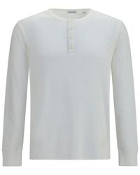 Burberry - White Cotton Long Sleeve T - Lyst