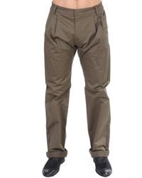 Gianfranco Ferré - Green Cotton Stretch Comfort Fit Pants - Lyst