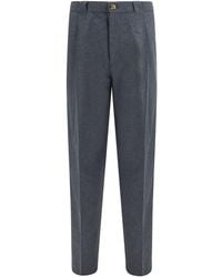 Brunello Cucinelli - Gray Wool Oves Aries Dress Pants - Lyst