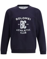 Brunello Cucinelli - Maxi Print Sweatshirt - Lyst