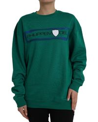 Philippe Model - Cotton Logo Print Long Sleeves Pullover Sweater - Lyst