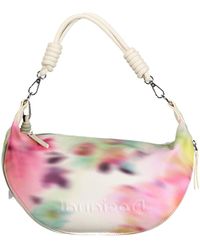 Desigual - Chic Expandable Handbag With Contrasting Accents - Lyst