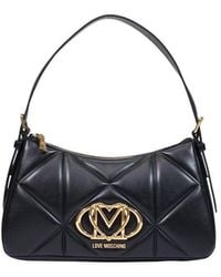 Love Moschino - Black Polyethylene Handbag - Lyst