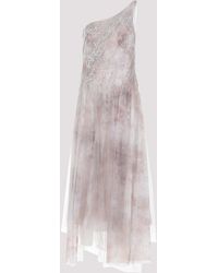 Ralph Lauren Collection - Lavender Mulberry Silk Bristowe Cocktail Dress - Lyst