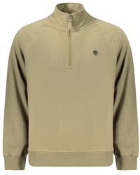 Timberland - Green Cotton Sweatshirt - Lyst